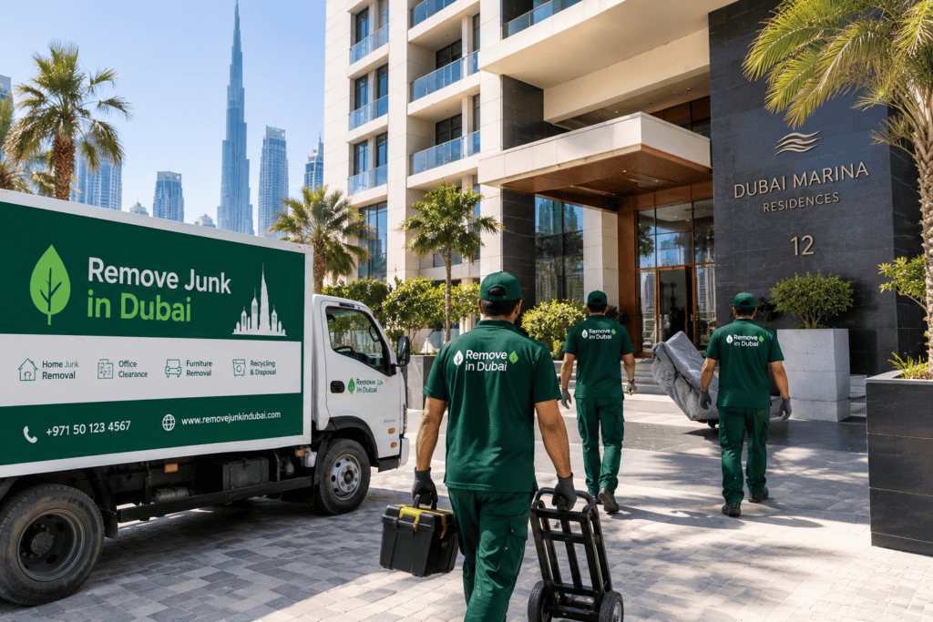 Same day junk removal Dubai fast crew arrival