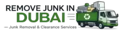 Remove Junk In Dubai logo with junk removal truck